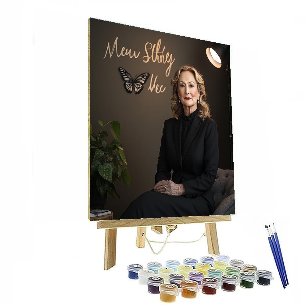 Meryl Streep: The Chameleon’s Studio Portrait paint by numbers
