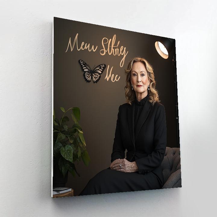 Meryl Streep: The Chameleon’s Studio Portrait paint by numbers