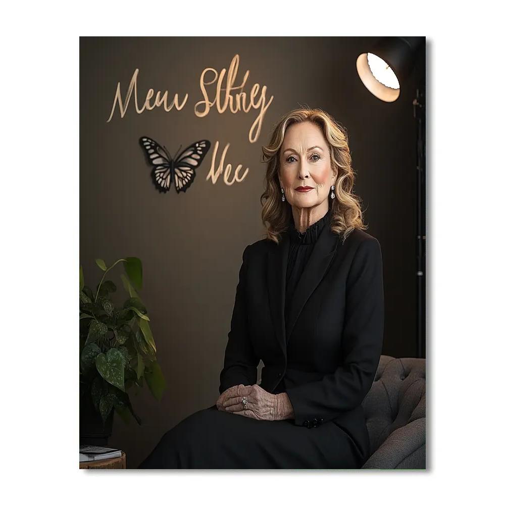 Meryl Streep: The Chameleon’s Studio Portrait paint by numbers