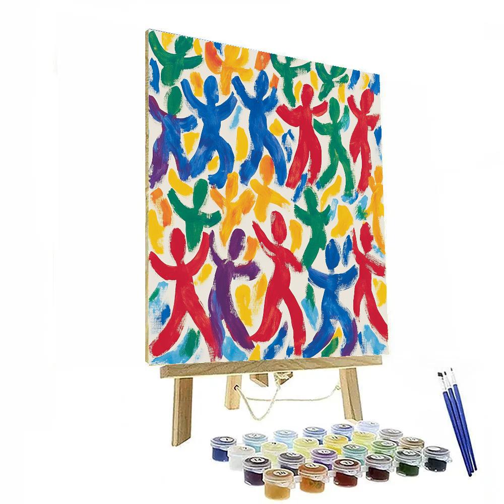 Henri Matisse Inspired Dancing Figures paint by numbers