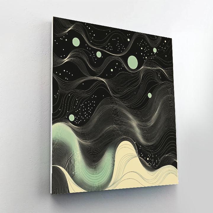 M.C. Escher Inspired Quantum Lattice Field paint by color