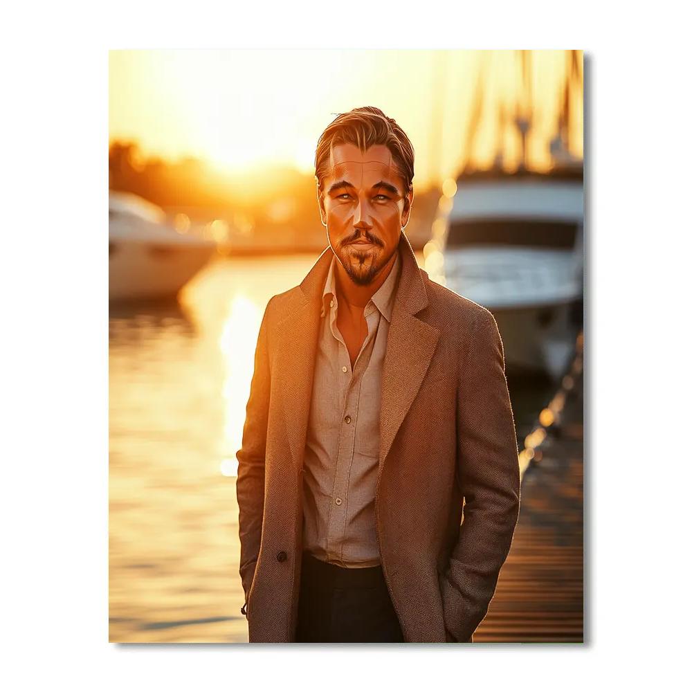 Leonardo DiCaprio: Navigating The Tides Of Hollywoods Golden Waves Paint by numbers kits
