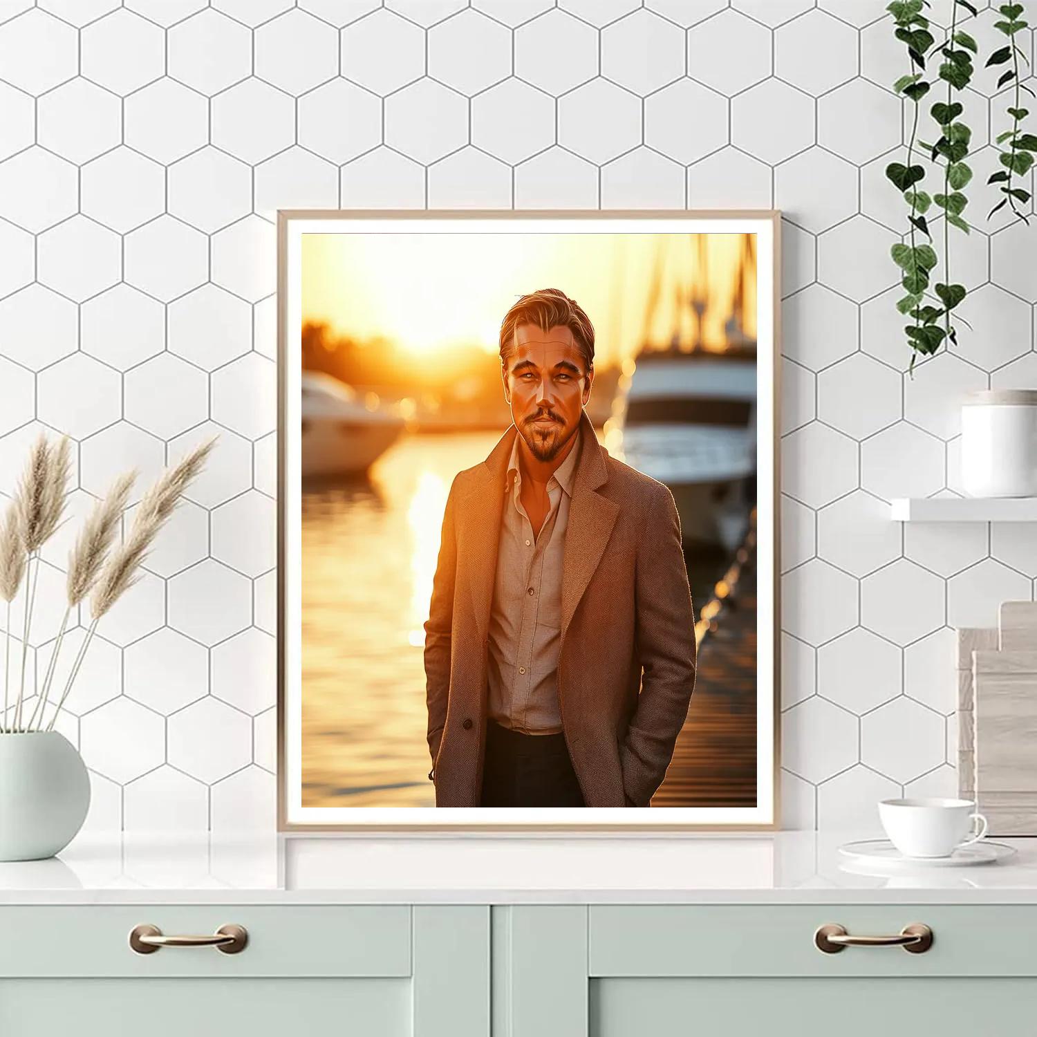 Leonardo DiCaprio: Navigating The Tides Of Hollywoods Golden Waves Paint by numbers kits