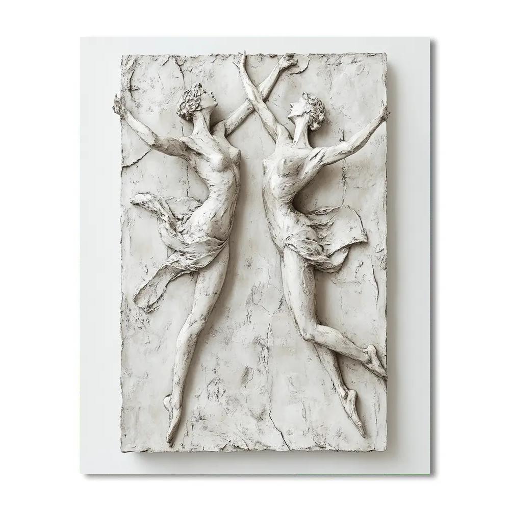 Auguste Rodin Inspired Dancers In Motion Paint by numbers kits