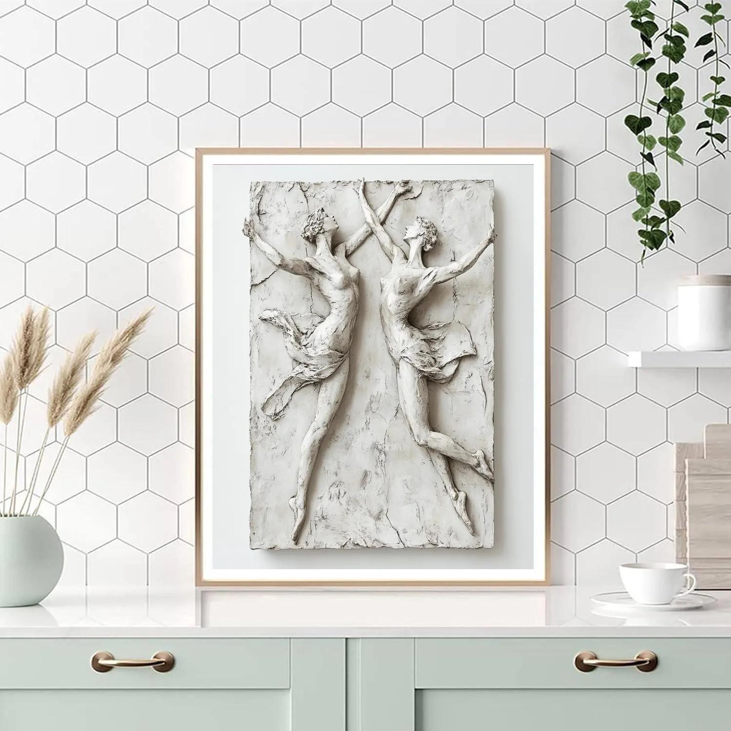 Auguste Rodin Inspired Dancers In Motion Paint by numbers kits