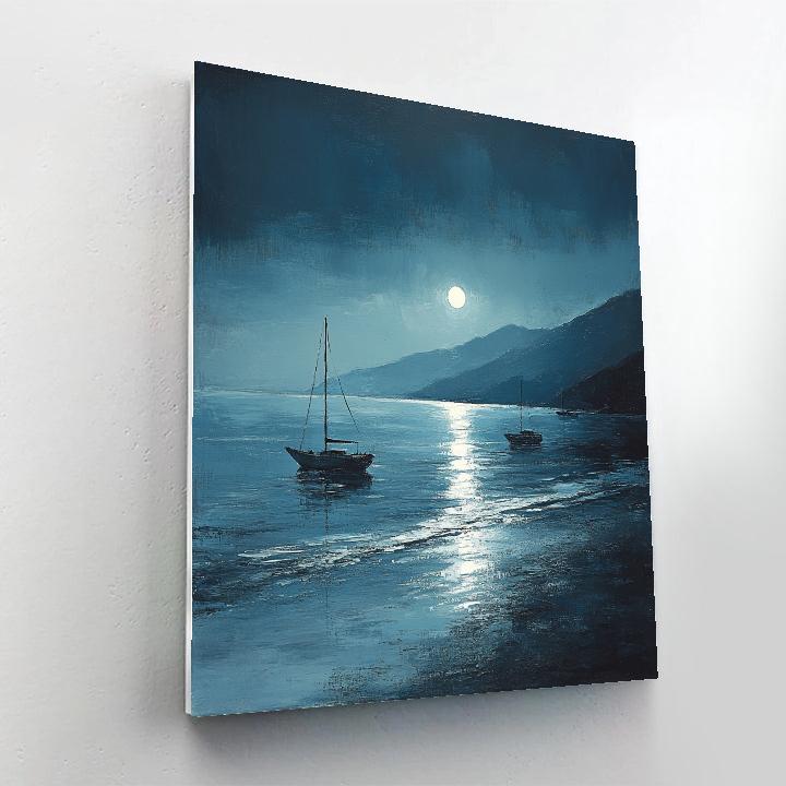 James McNeill Whistler Inspired Nocturne Beach Number painting