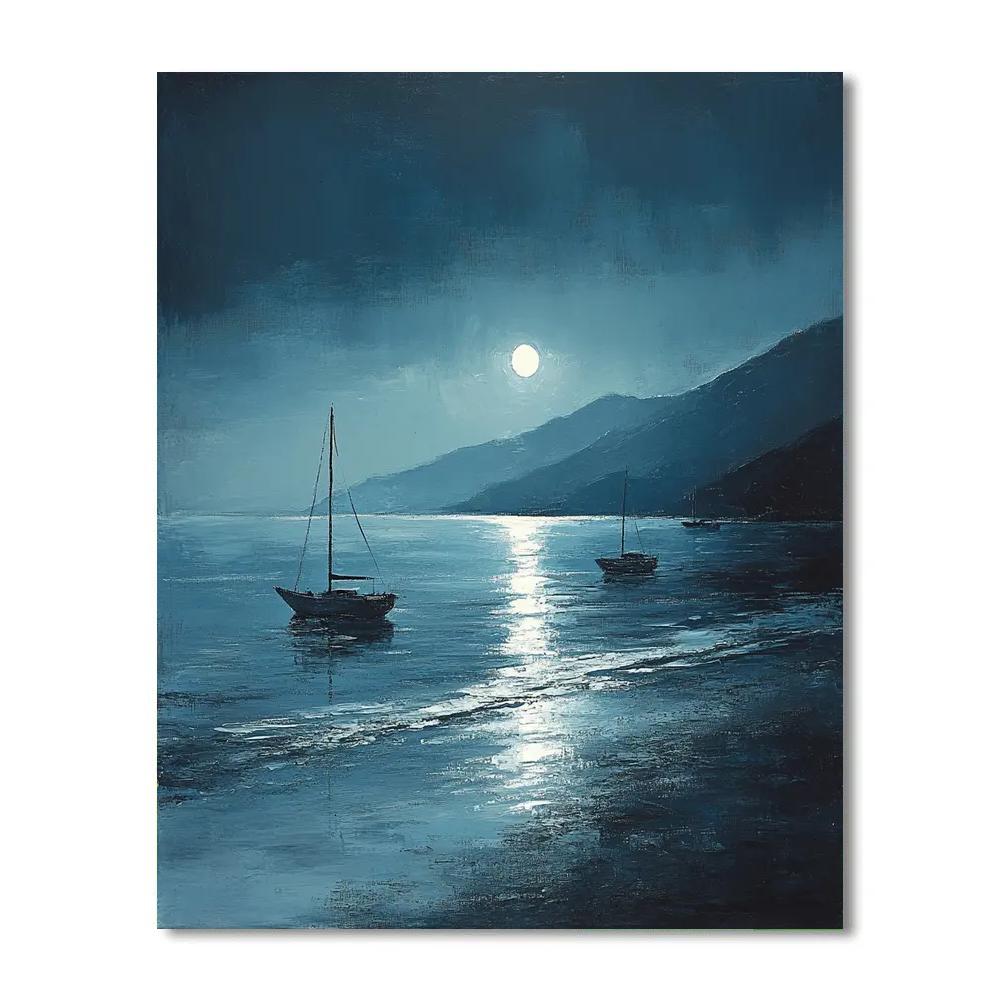 James McNeill Whistler Inspired Nocturne Beach Number painting