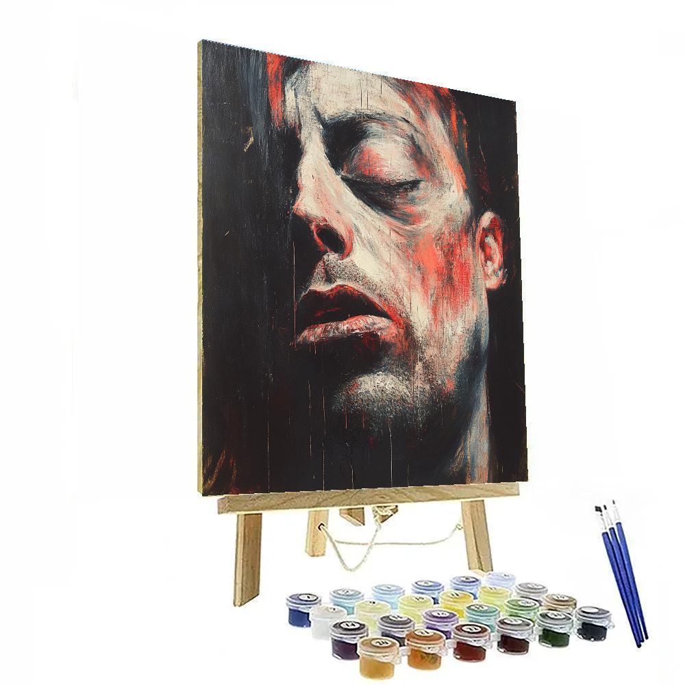 Francis Bacon Inspired Emotional Portrait painting number kit