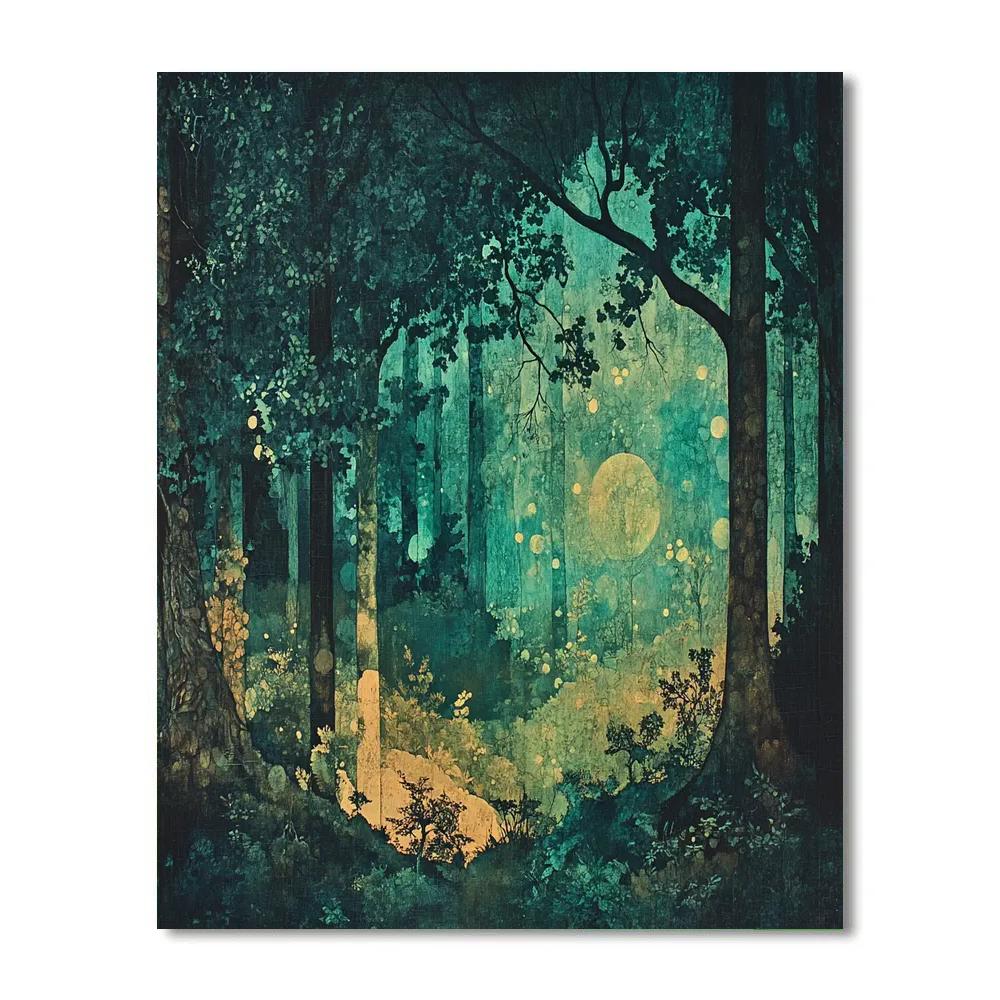 Max Ernst Inspired Forest Spirits Numbered painting kits