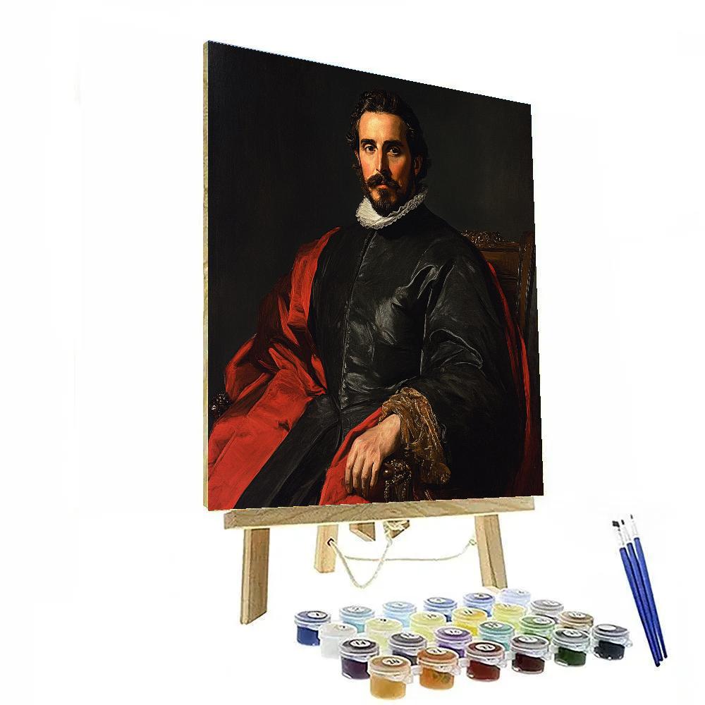 Diego Velázquez Inspired Royal Portrait Paint by numbers art