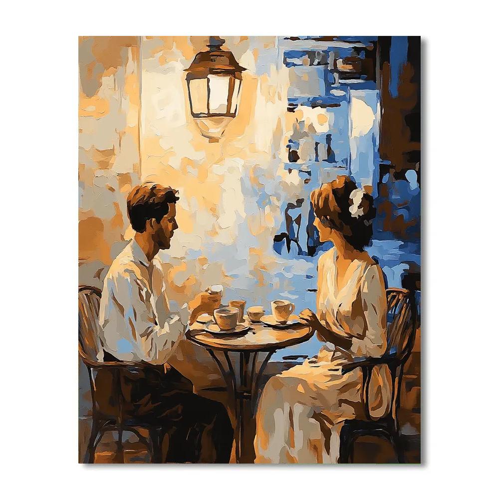 Édouard Manet Inspired Coffee Break Paint by numbers art