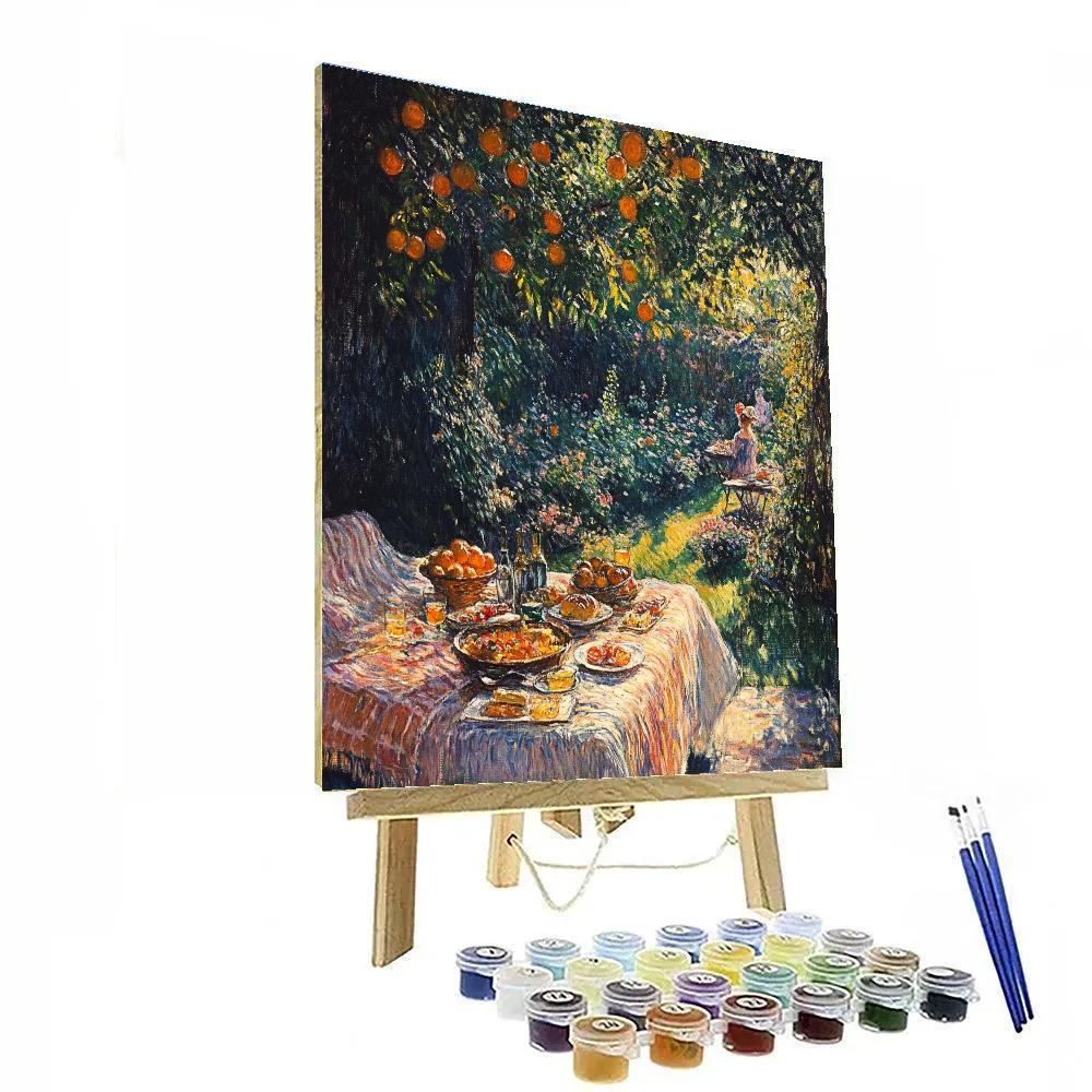 Pierre Bonnard Inspired Summer Picnic paint by numbers