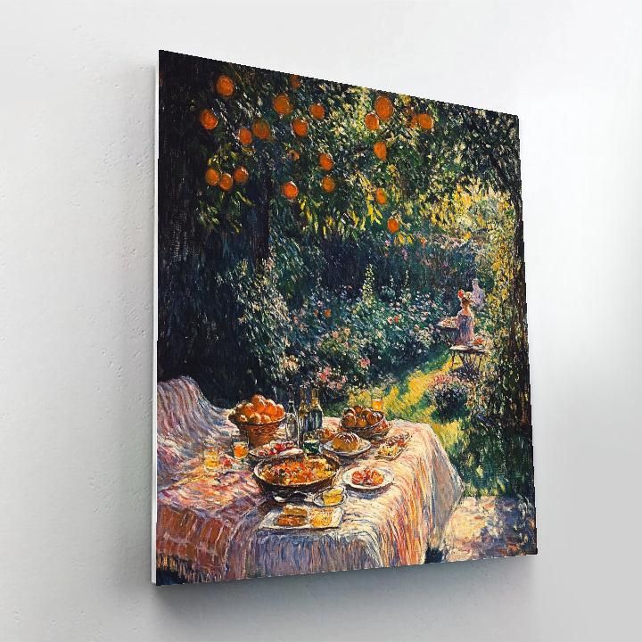 Pierre Bonnard Inspired Summer Picnic paint by numbers