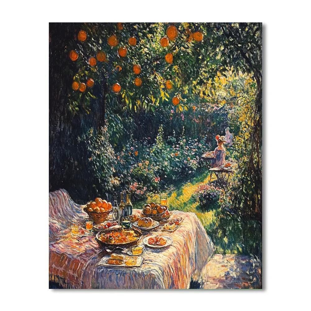 Pierre Bonnard Inspired Summer Picnic paint by numbers