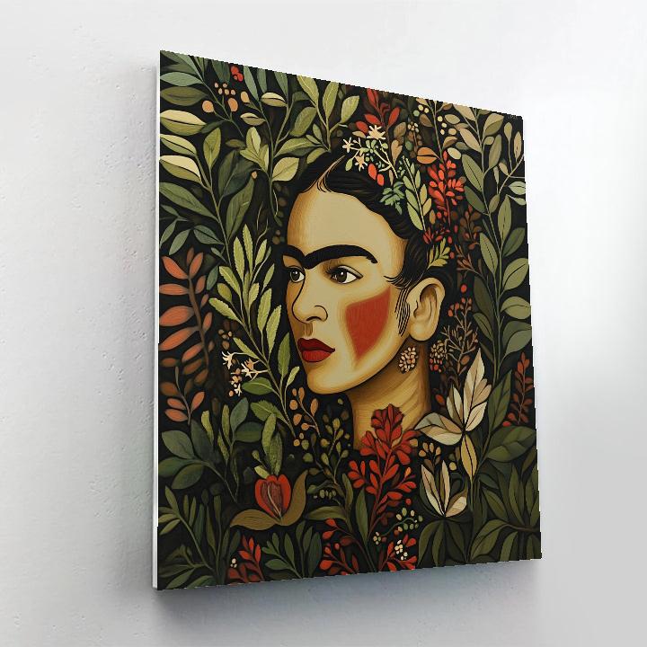 Frida Kahlo Inspired Emotions Of Nature paint by color