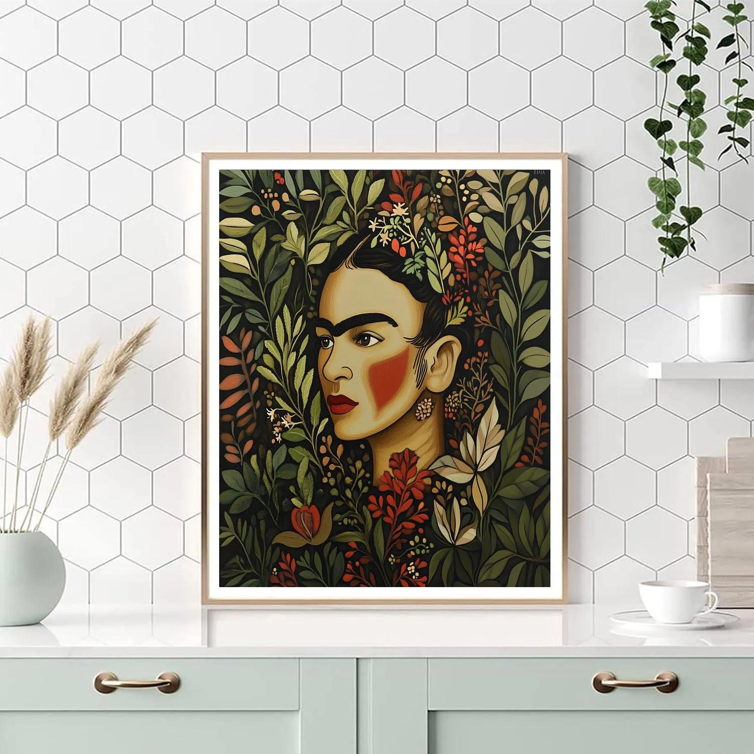Frida Kahlo Inspired Emotions Of Nature paint by color