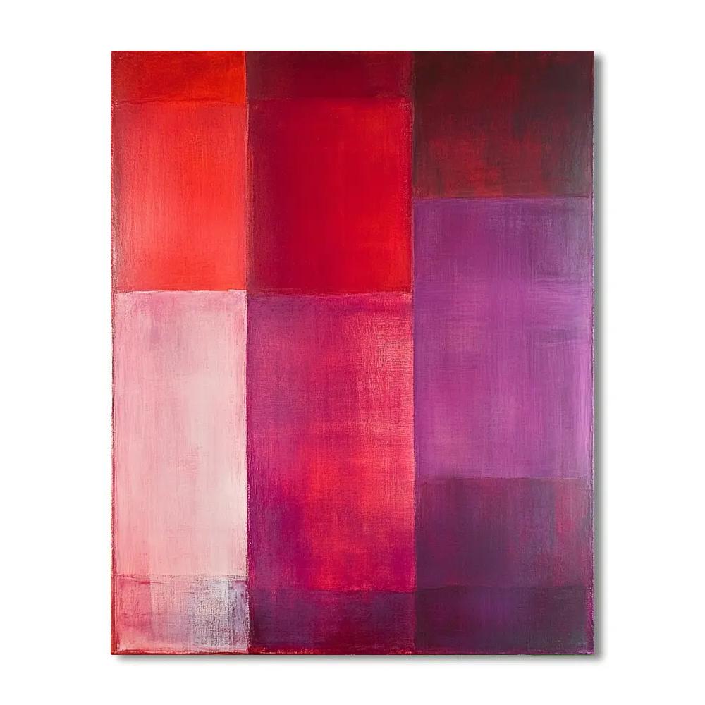 Mark Rothko Inspired Color Fields painting number kit