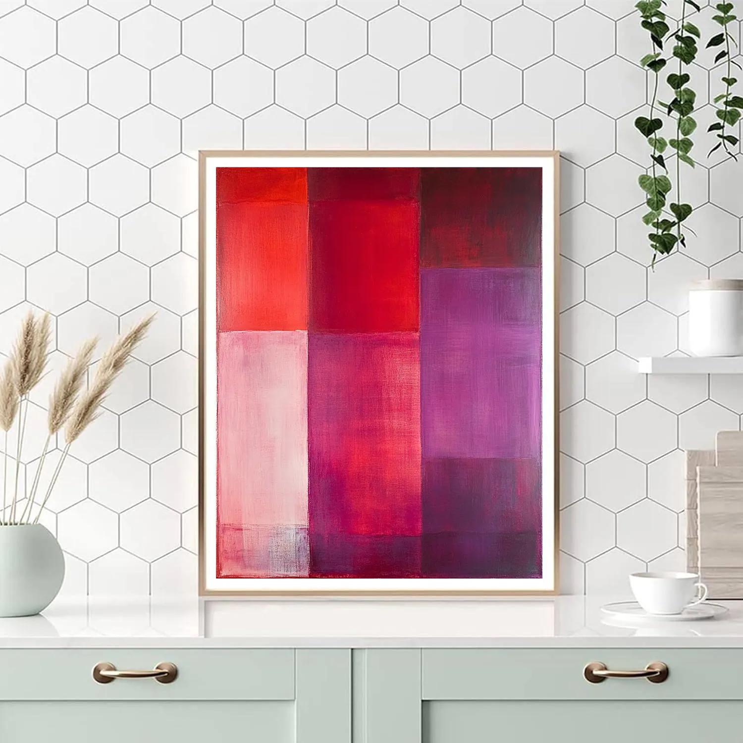 Mark Rothko Inspired Color Fields painting number kit