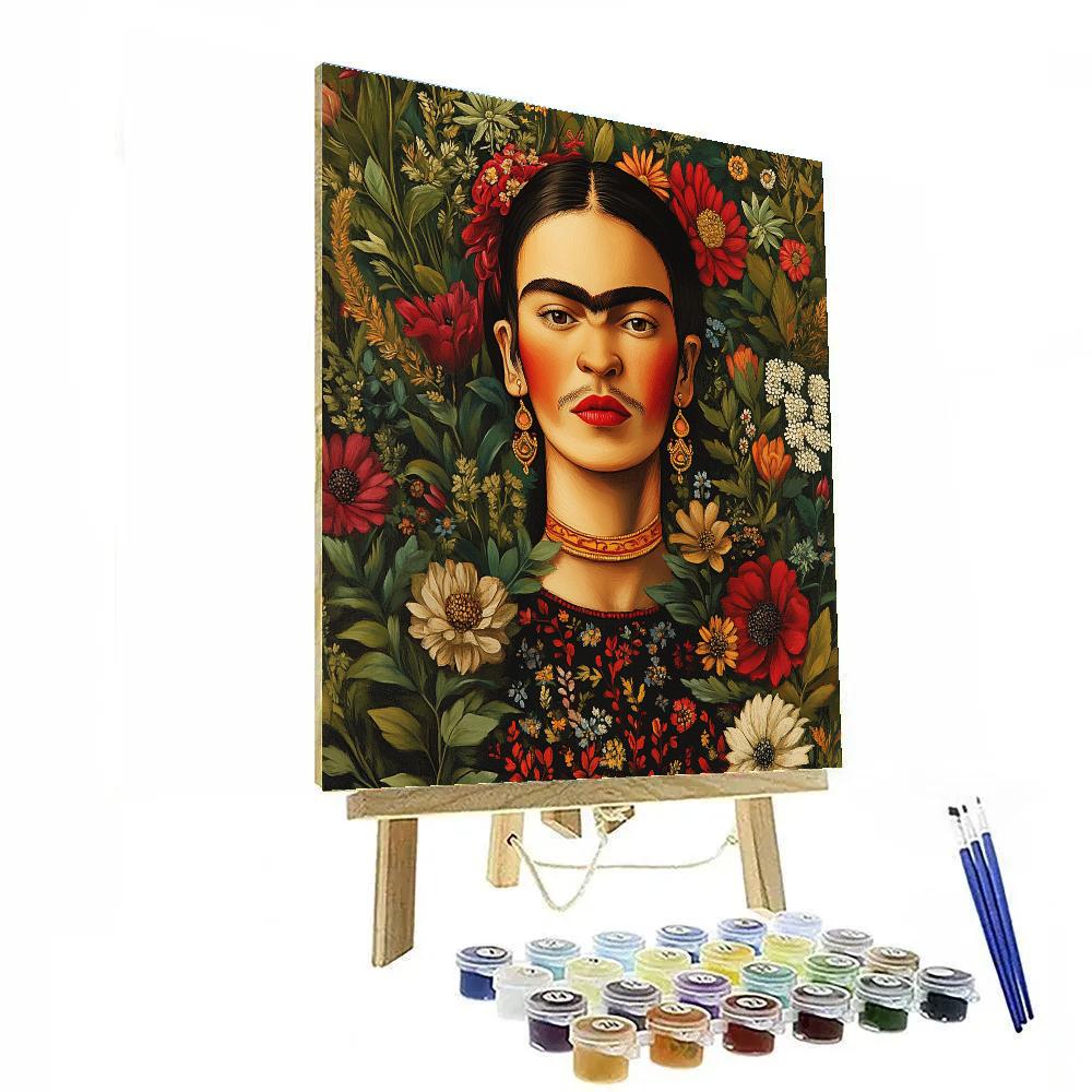 Frida Kahlo Inspired Nature And Identity Numbered painting kits