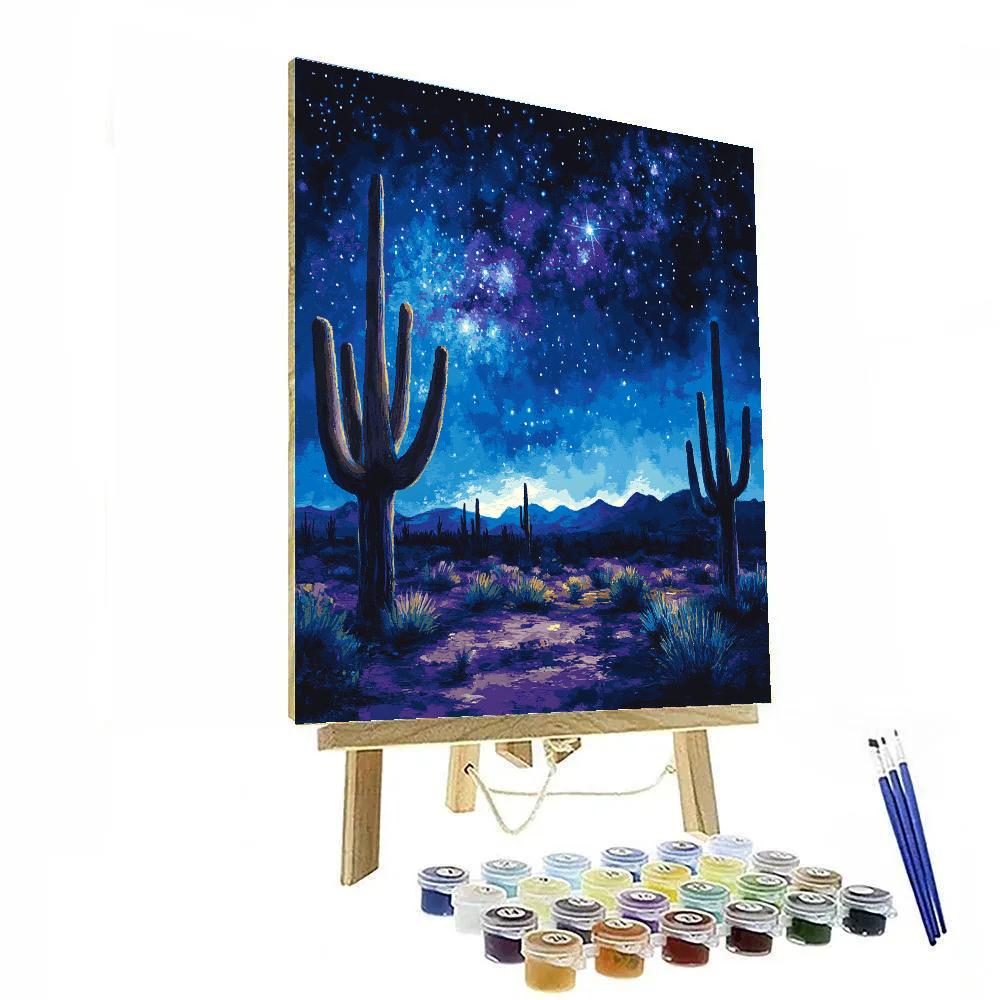 Georgia OKeeffe Inspired Desert Night Numbered painting kits