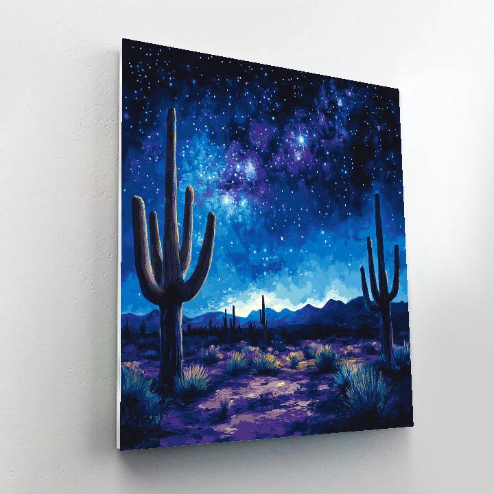 Georgia OKeeffe Inspired Desert Night Numbered painting kits