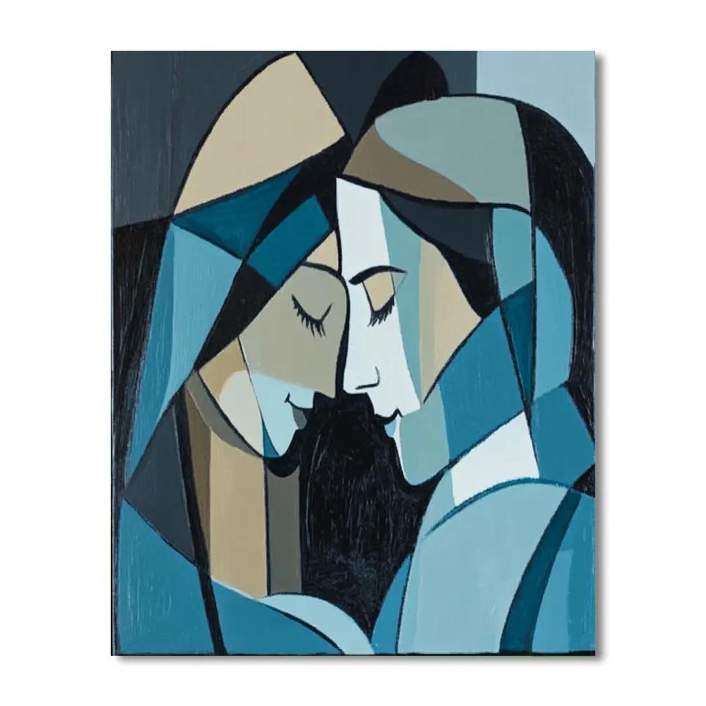 Pablo Picasso Inspired Fragmented Love Numbered painting kits