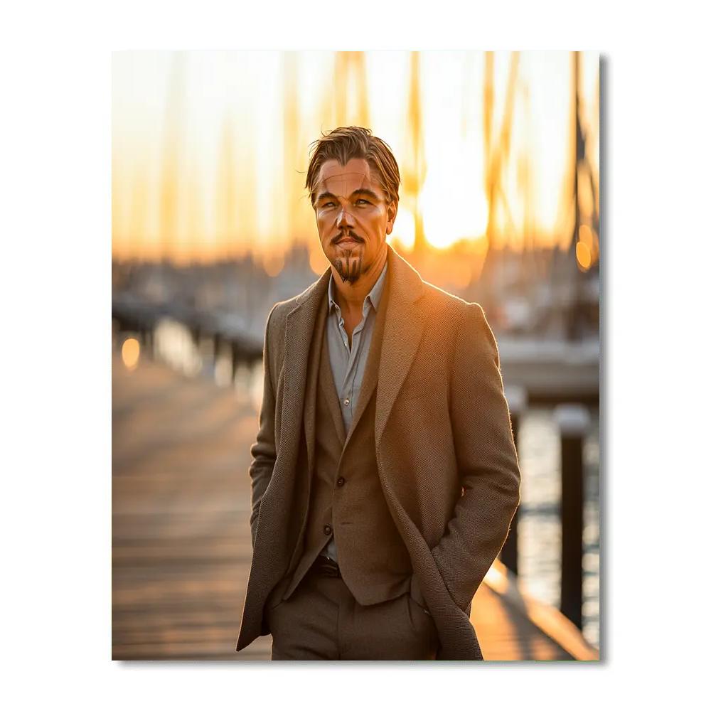 Leonardo DiCaprio: Currents Beyond The Titanic Wake paint by number