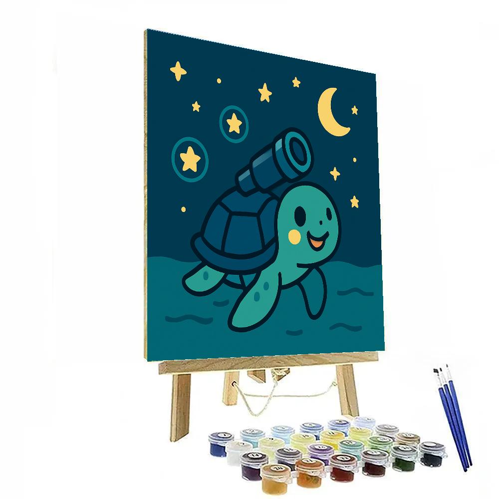 Starlight Explorer Turtle DIY paint by numbers