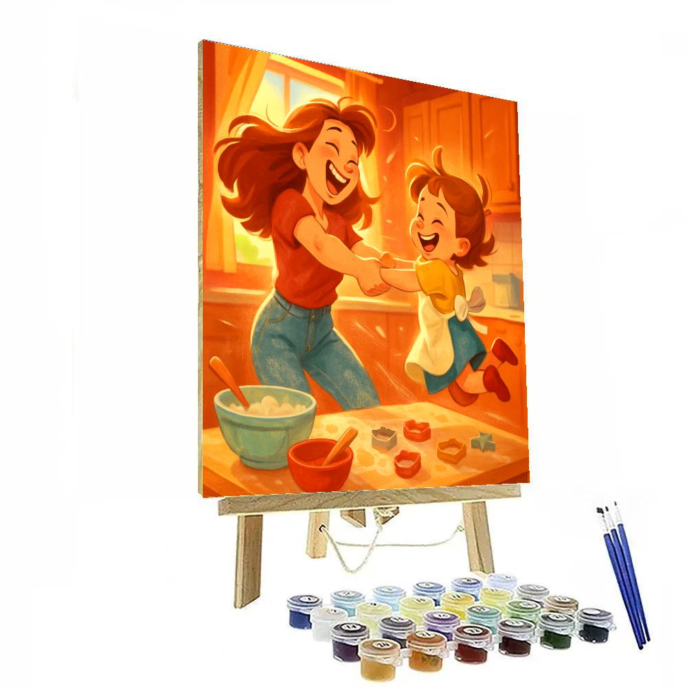 Kitchen Dance Twirl paint by numbers