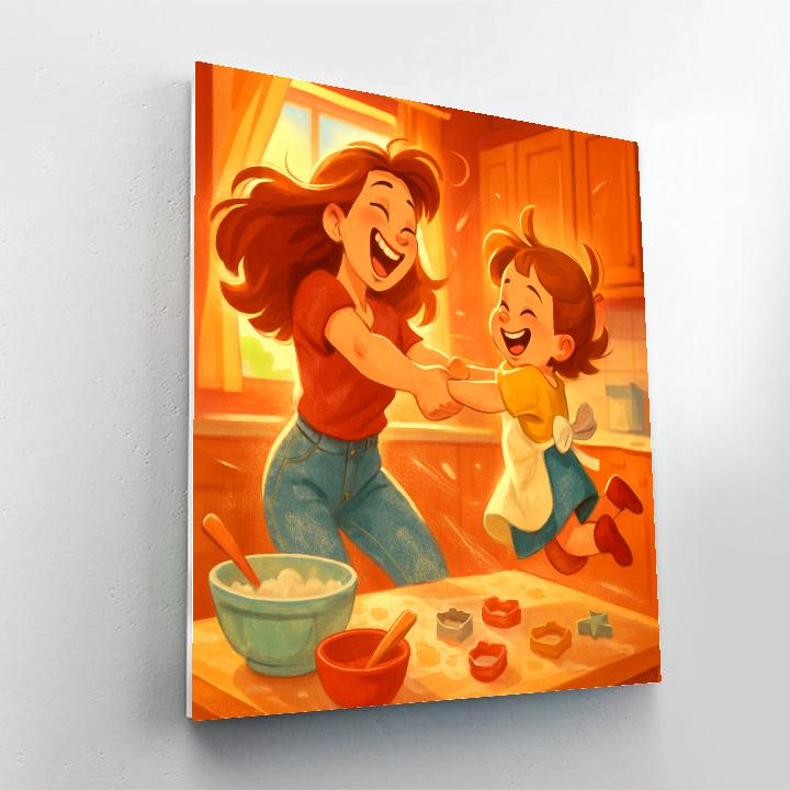 Kitchen Dance Twirl paint by numbers