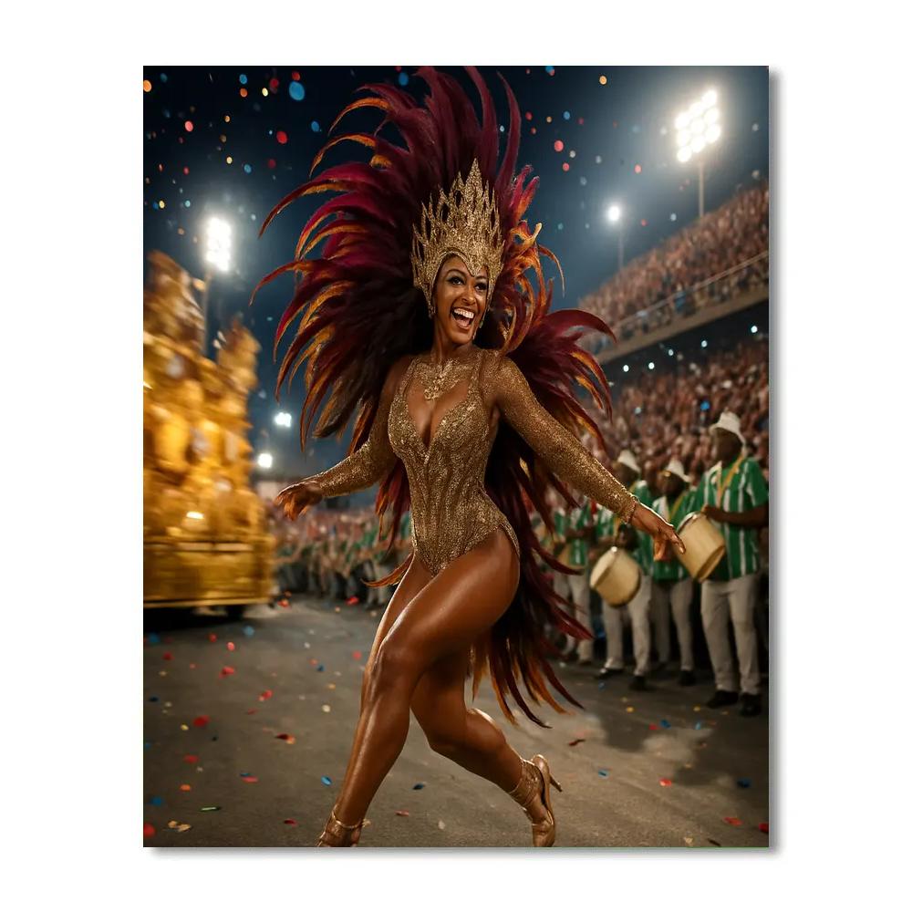 Rio Samba Night paint by color
