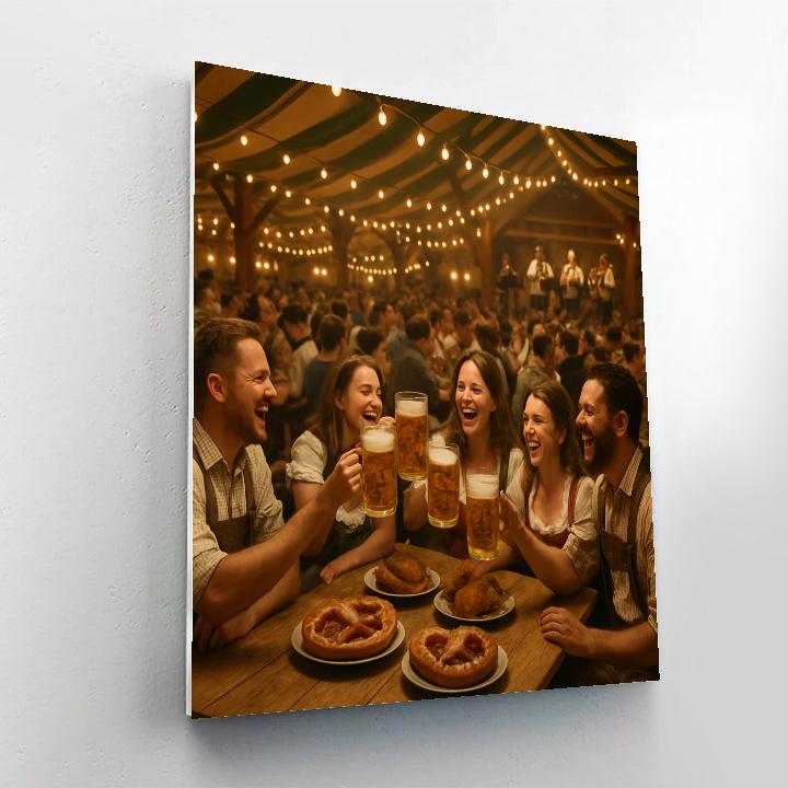 Oktoberfest Long Table Paint by numbers kits