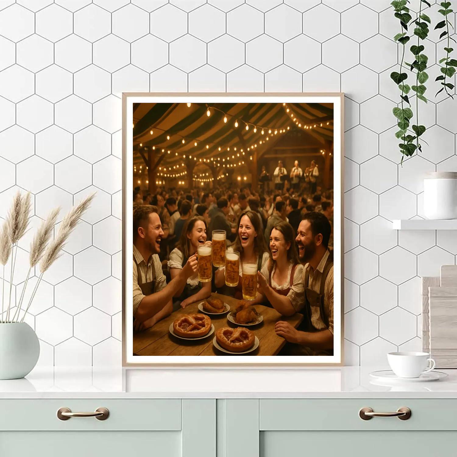 Oktoberfest Long Table Paint by numbers kits