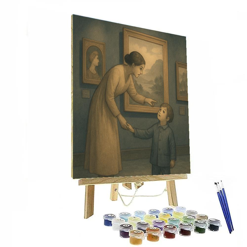 Museum Hand In Hand Painting by numbers kit