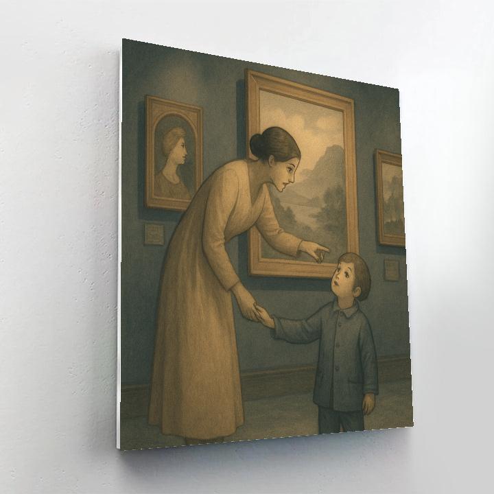 Museum Hand In Hand Painting by numbers kit