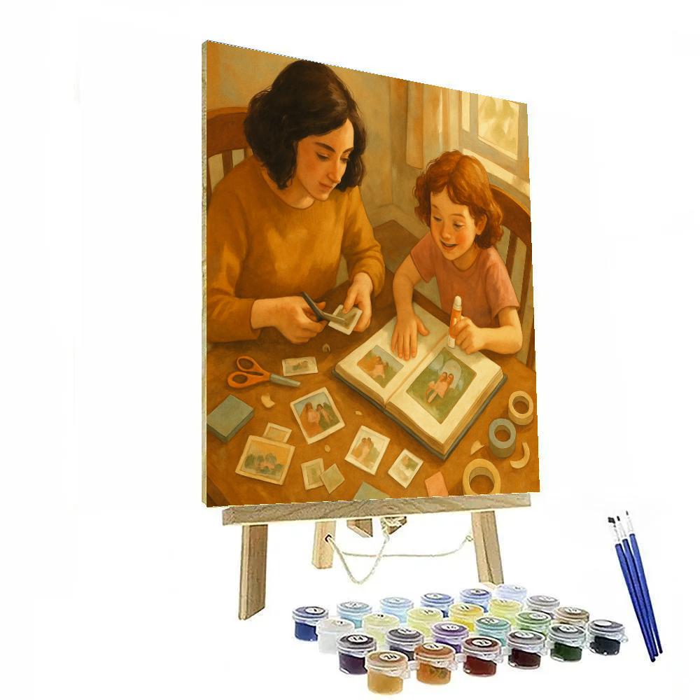 Crafting Memory Collage Numbered painting kits