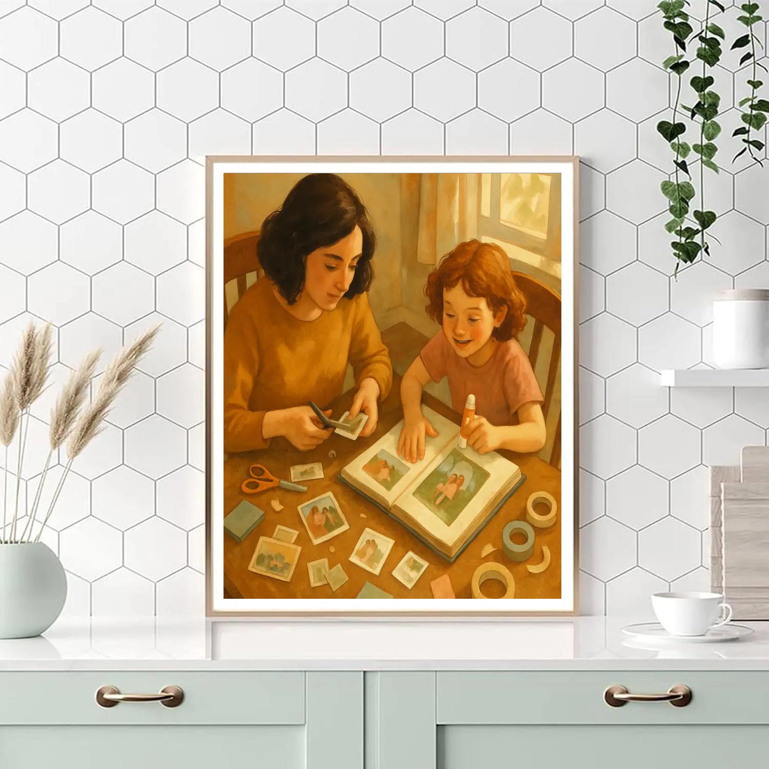 Crafting Memory Collage Numbered painting kits