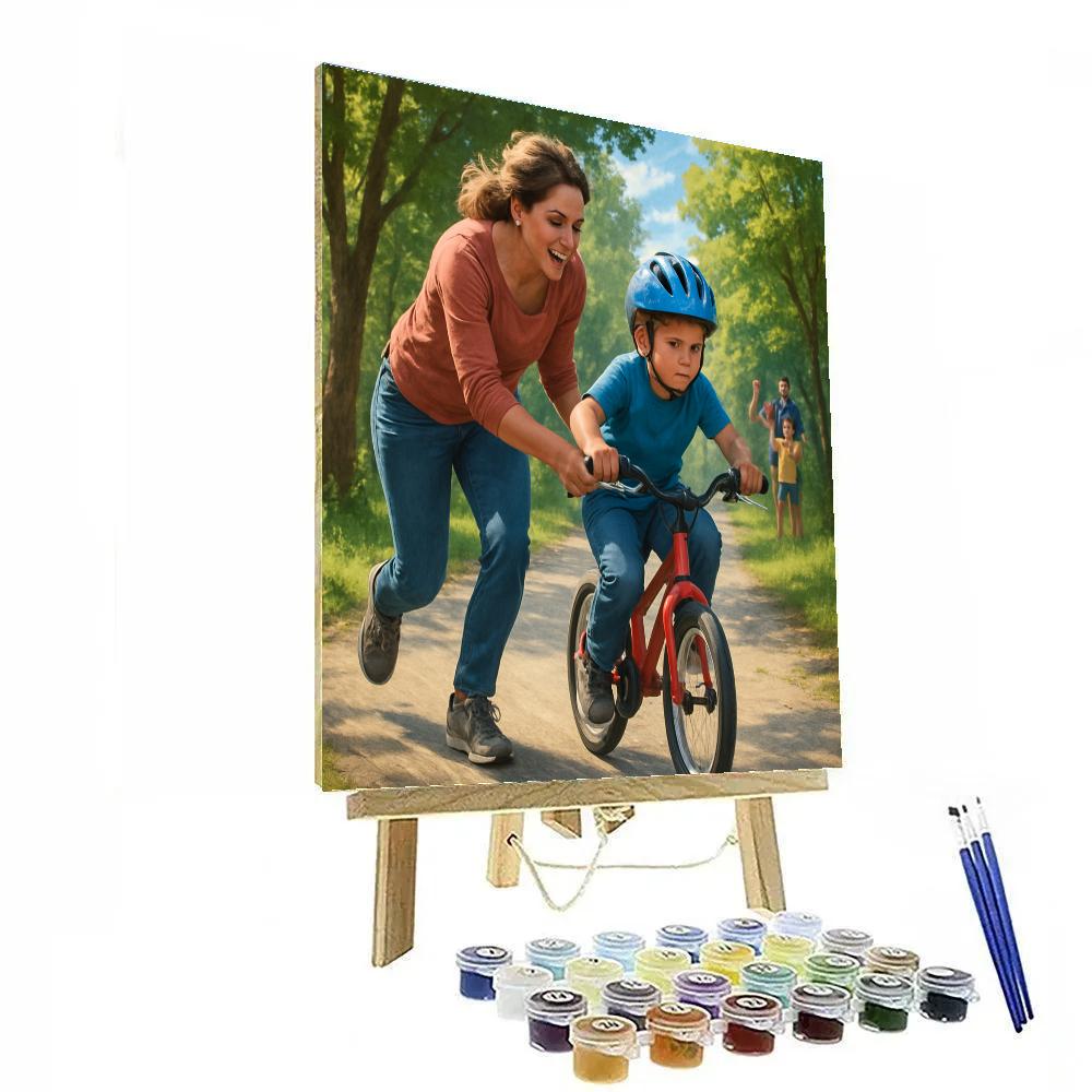 Bike Trail Learning Numbered painting kits
