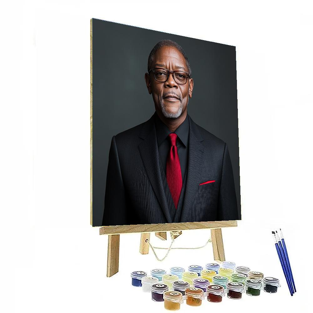 Samuel L. Jackson: Command At The Crossroads Of Cinematic Power Number painting