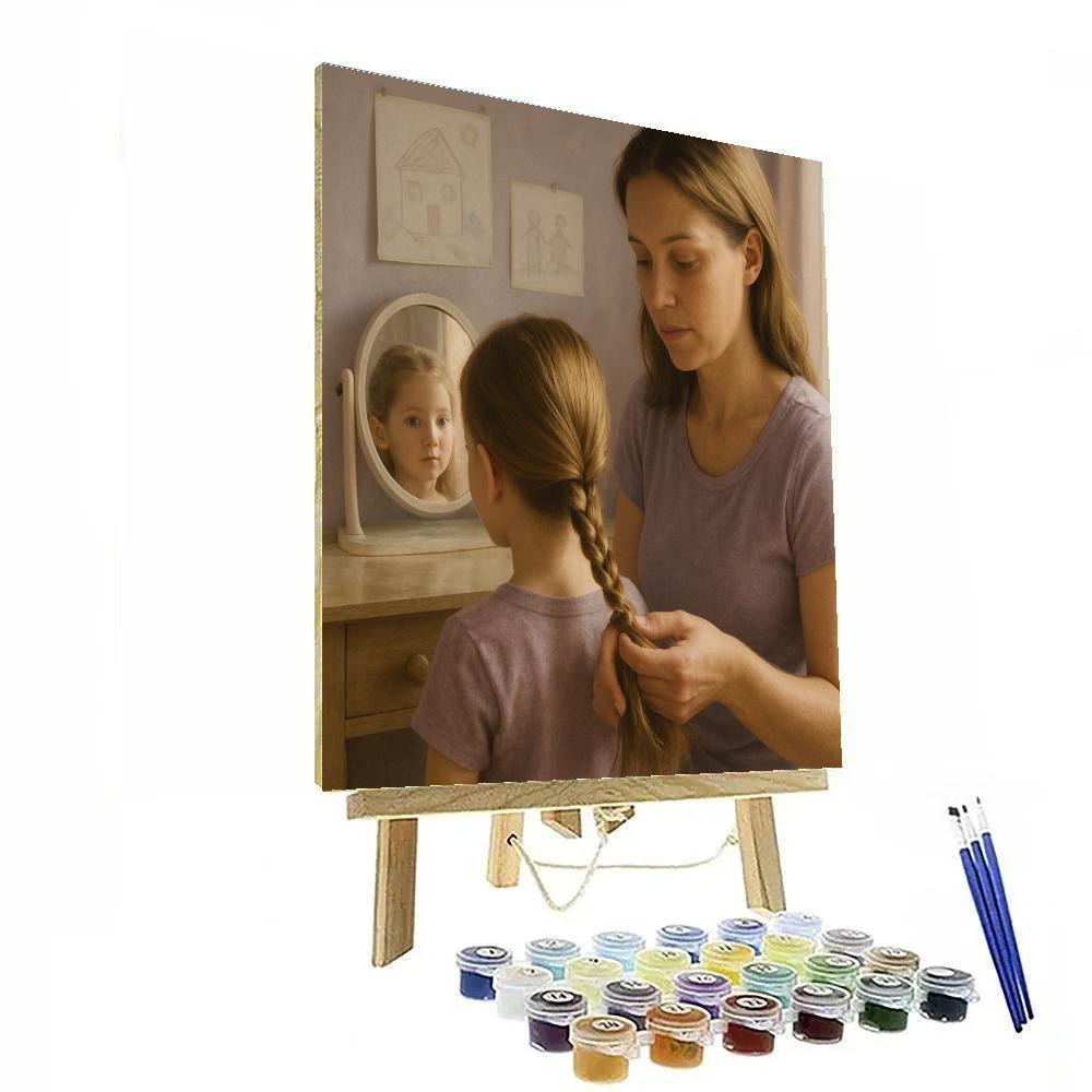 Bedroom Hairbraid Ritual DIY paint by numbers