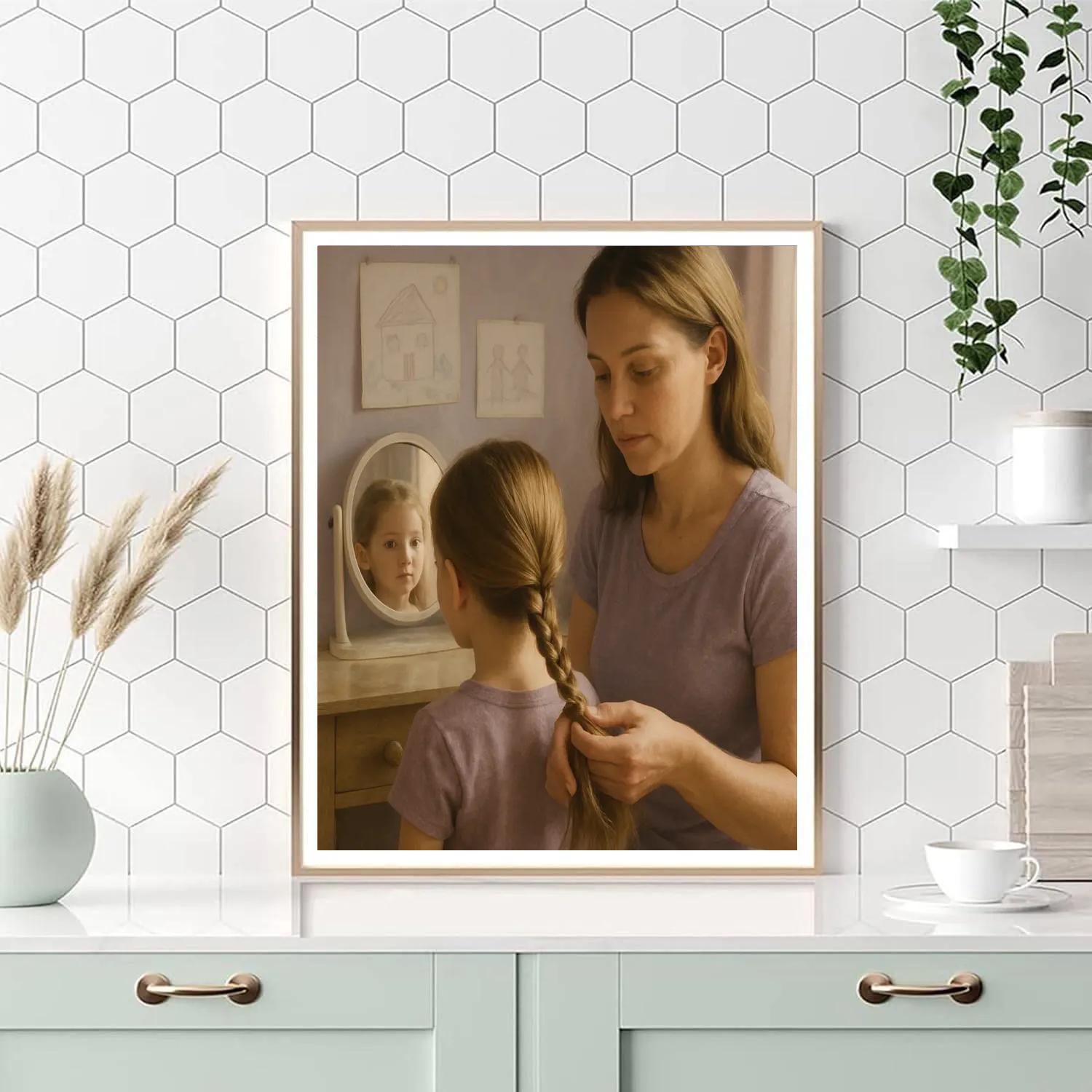 Bedroom Hairbraid Ritual DIY paint by numbers