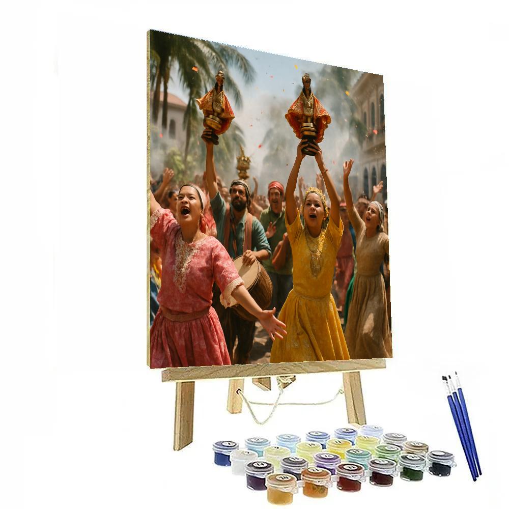 Sinulog Street Devotion paint by number