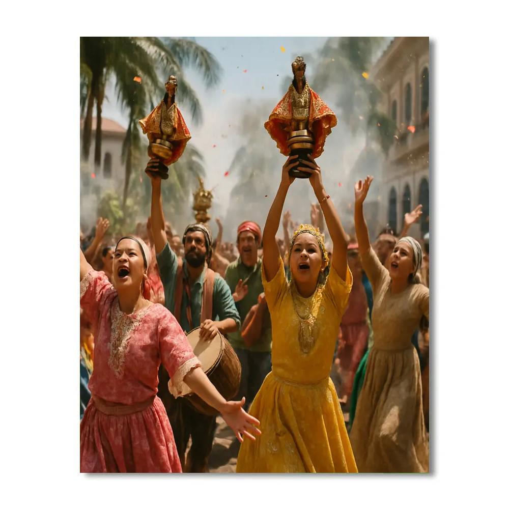 Sinulog Street Devotion paint by number