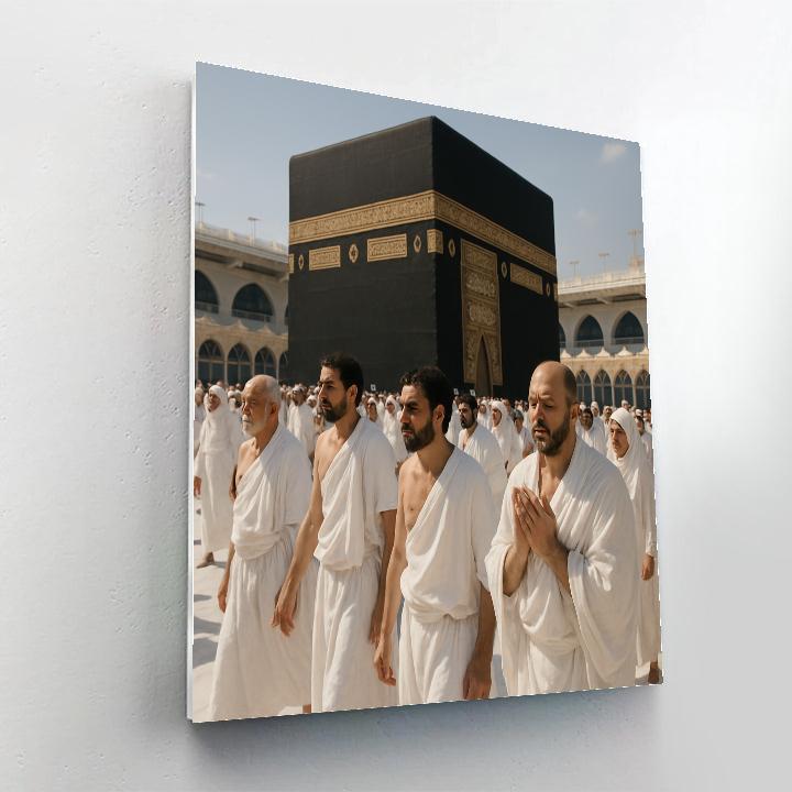 Hajj Pilgrim Tawaf Painting by numbers kit