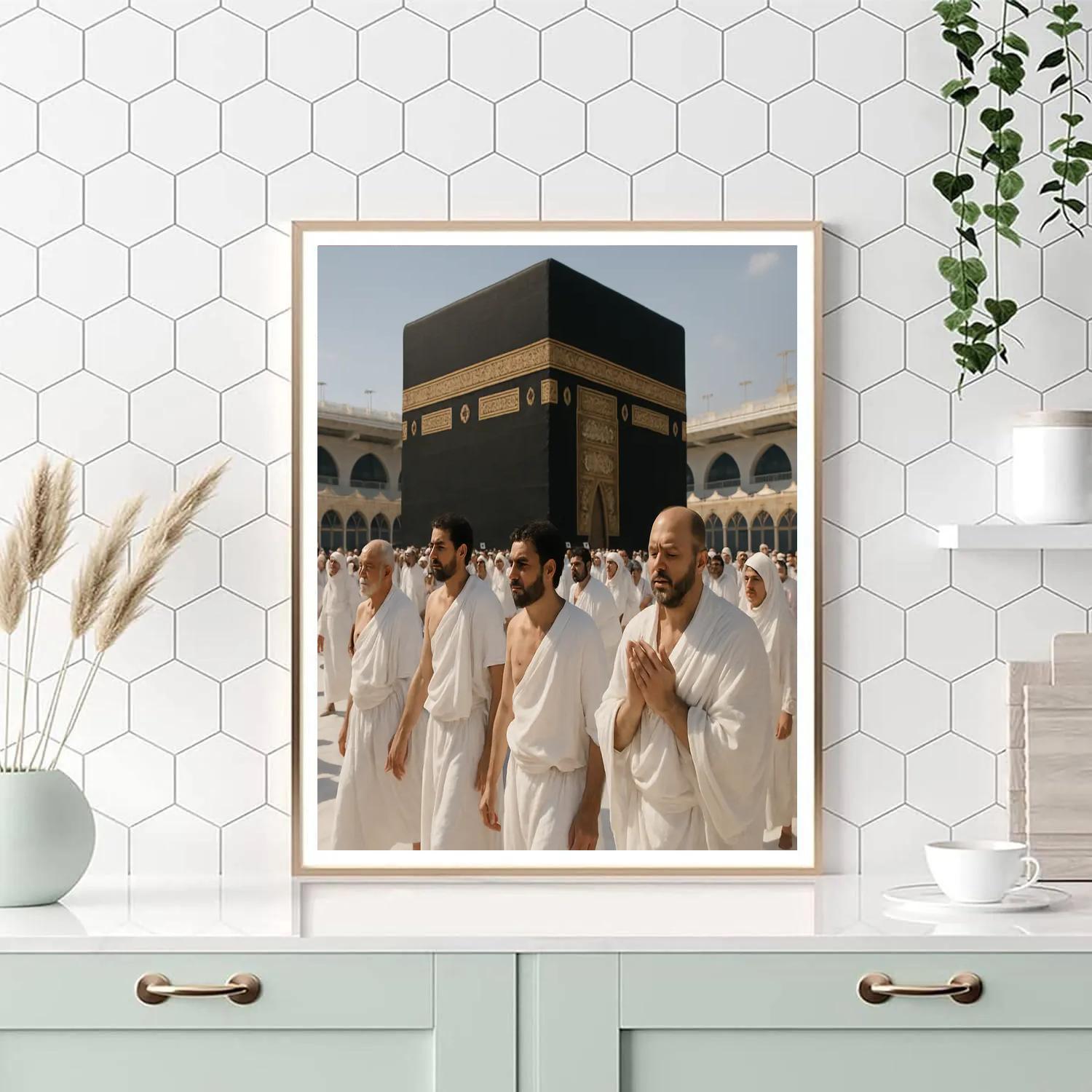 Hajj Pilgrim Tawaf Painting by numbers kit