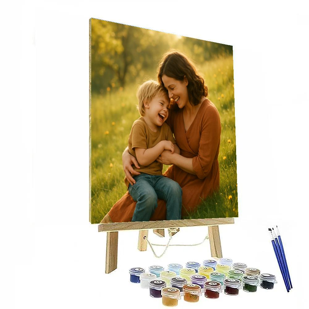 Cuddles In The Sunlight Painting by numbers kit