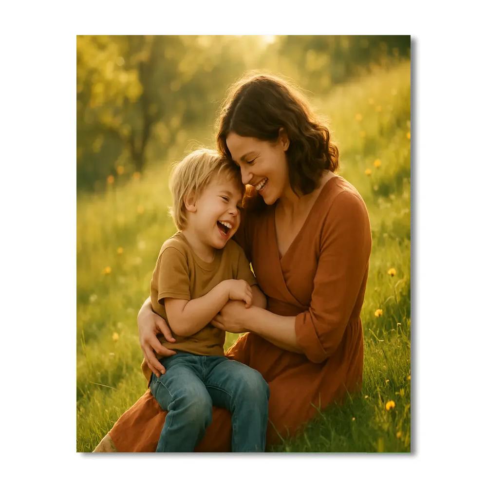 Cuddles In The Sunlight Painting by numbers kit