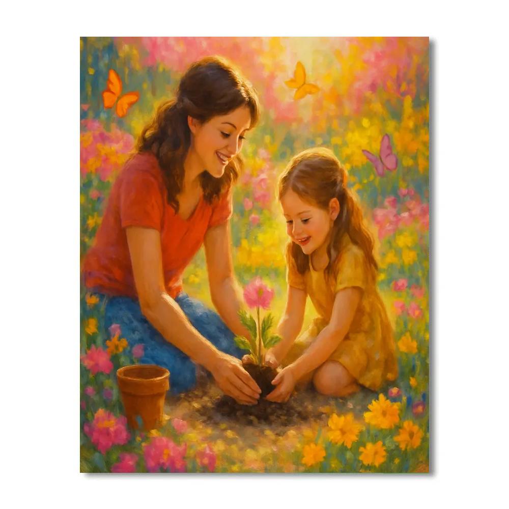 Her Garden Of Dreams paint by numbers