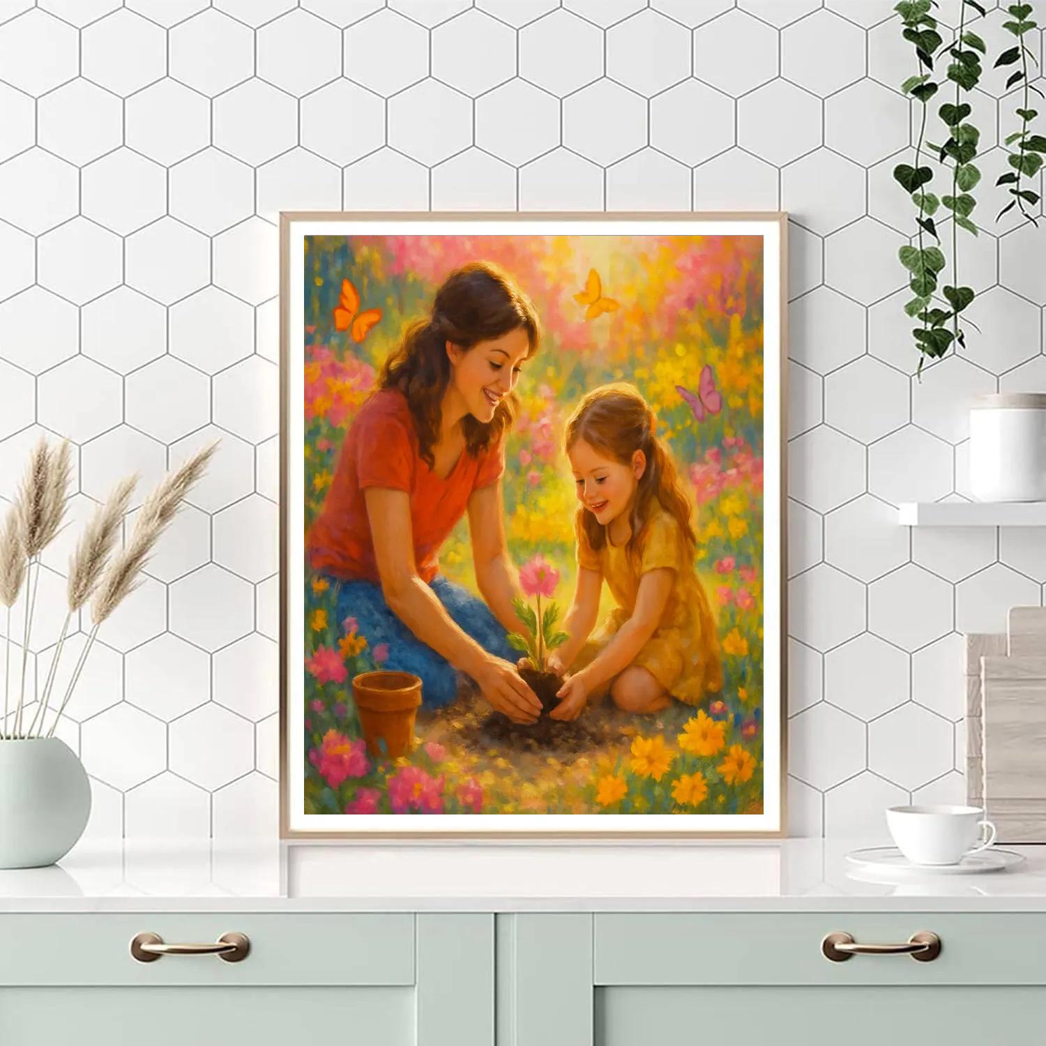 Her Garden Of Dreams paint by numbers