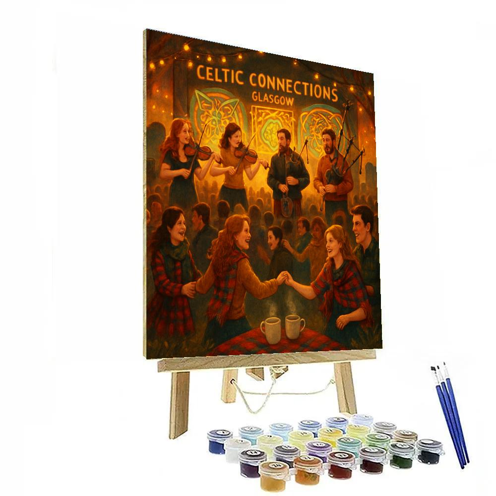 Celtic Connections Festival Painting by numbers kit
